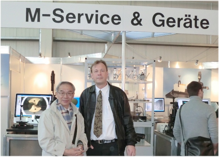 with Herr Mueller of M-Service
